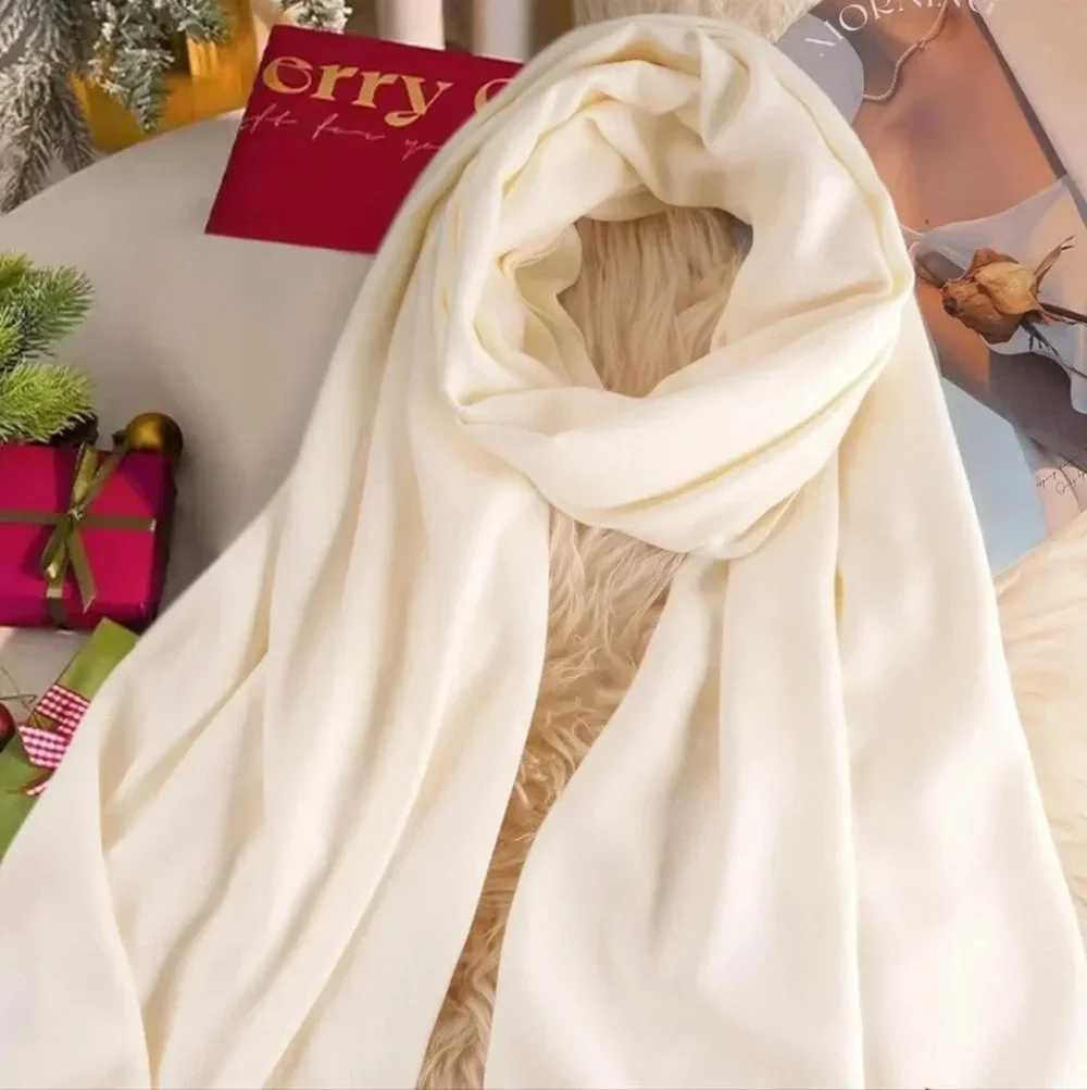 Winter Scarf for Women Pashmina Shawl Wraps Cashmere Feel Warm Fashion Blanket S - Picture 6 of 7